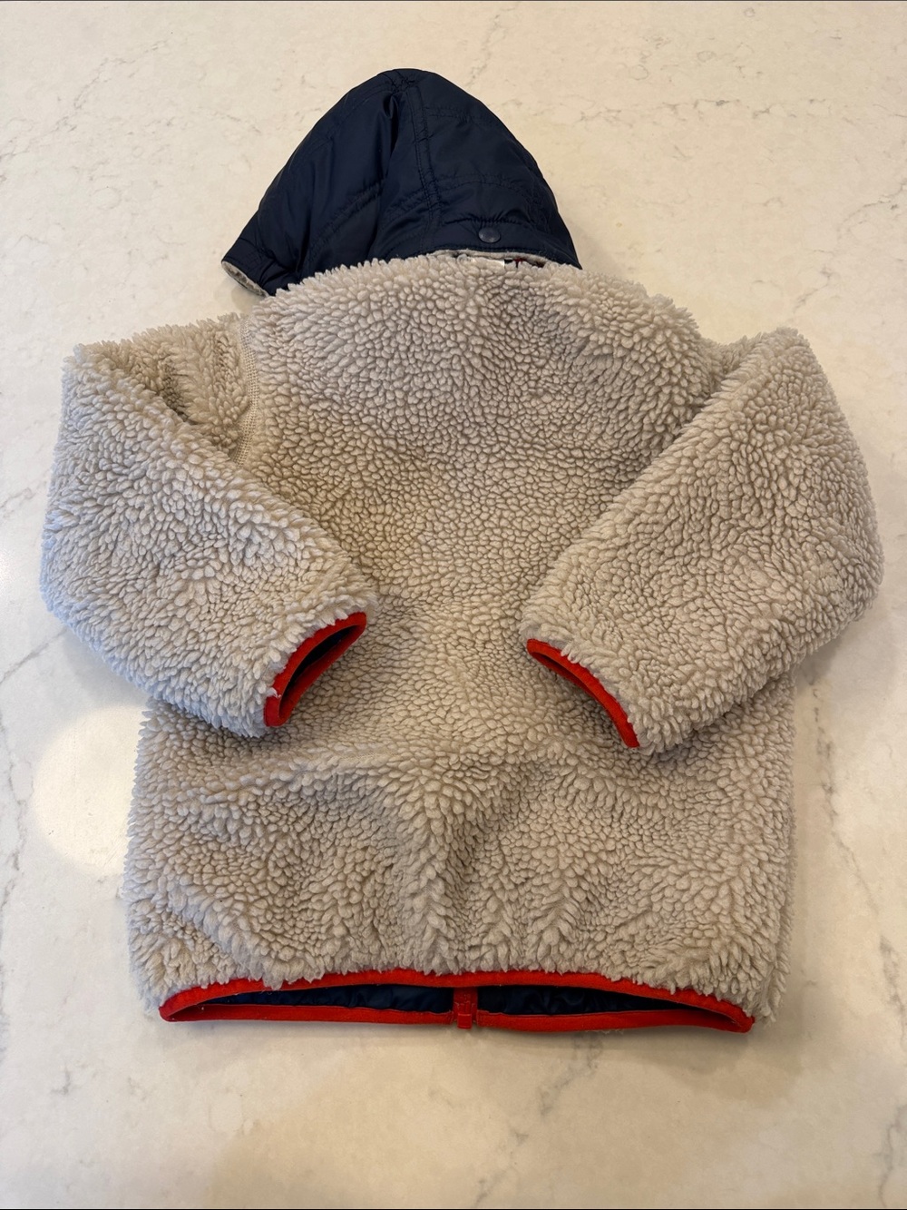 PATAGONIA REVERSIBLE TRIBBLES HOODY Jacket Size 4T - Picture 8 of 9